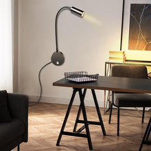 Carica l'immagine nel visualizzatore di Gallery, HOTUT Lampada da Lettura da Parete, Lampada da Lettura Sul Comodino a Collo di Cigno, Luce da Lettura da Comodino Dimmer