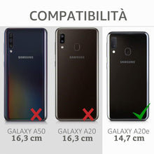 Carica l'immagine nel visualizzatore di Gallery, kwmobile Custodia Compatibile con Samsung Galaxy A20e Cover - Back Case per Smartphone in Silicone TPU - Protezione Gomm