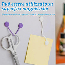 Carica l'immagine nel visualizzatore di Gallery, Fascette Fermacavi, 10 Pezzi Organizer Cavi, Riutilizzabili in Silicone, Fascette Fermacavi Magnetiche Multifunzionali, 