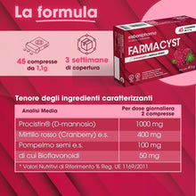 Carica l'immagine nel visualizzatore di Gallery, CISBANI PHARMA Farmacyst D-Mannosio, Mirtillo Rosso per le Vie Urinarie
