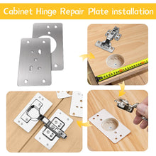 Carica l'immagine nel visualizzatore di Gallery, Flintronic Piastra di Riparazione, 2pz Brackets Plates+12 Viti