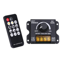 Carica l'immagine nel visualizzatore di Gallery, BENLUN DC 5V-24V 30A RF Striscia LED Dimmer Controllori