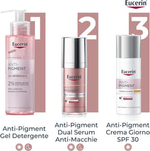 Carica l'immagine nel visualizzatore di Gallery, Eucerin Anti-Pigment Crema Viso Giorno SPF30 50 ml, Crema antimacchie viso per una pelle più uniforme e luminosa, Formul