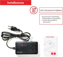 Carica l&#39;immagine nel visualizzatore di Gallery, PATTLER® Repellente Indoor Martore con Ultrasuoni - Protezione Casa, Soffitte, Fienili, Garage O Carport, Protezione Immediata e a Lungo Termine - Funziona con Collegamento alla Rete Elettrica - 1 Pz