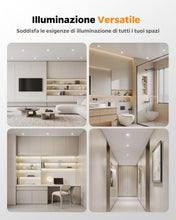 Carica l'immagine nel visualizzatore di Gallery, Faretti da Incasso per Cartongesso Dimmerabile 4W 4000K, Set di 12