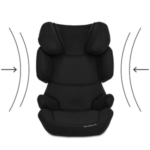 CYBEX Silver Seggiolino Auto per Bambini Solution X i-Fix, Per Auto Con e Senza ISOFIX, Per Bambini da circa 3 a 12 Anni (100 - 150 cm), Da 15 a 50 kg circa, Pure Black