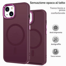 Carica l'immagine nel visualizzatore di Gallery, YUANDMI Cover Magnetica per iPhone 13/14 Compatibile con MagSafe, Custodia per iPhone 13/iPhone 14 Traslucida Opaca Case