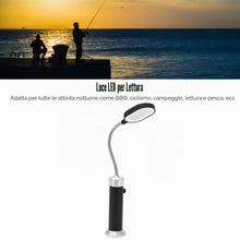 Carica l'immagine nel visualizzatore di Gallery, Lampada a collo di cigno glomora magnetica, lampada magnetica a 360 ° a collo di ceroelette ad alta luminosità Luce di l