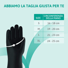 Carica l'immagine nel visualizzatore di Gallery, Ansell AlphaTec 87-104 Guanti di Protezione Chimica in Lattice, Polsino Lungo (43 cm), Elevata Resistenza alle Sostanze 