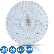 Carica l'immagine nel visualizzatore di Gallery, BAKAJI Circolina Corona LED Disco per Sotituzione Neon Plafoniera Luce 80 LED 40W 3600 Lumen Bianco Naturale 4000K Diame