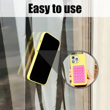 Carica l'immagine nel visualizzatore di Gallery, 8 ventose in silicone, supporto quadrato a ventosa, ventosa per cellulare accessori mobili su un lato in silicone, adatt