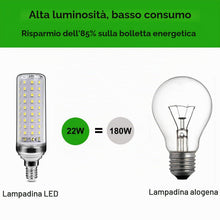Carica l'immagine nel visualizzatore di Gallery, Lampadine LED da 22W, 180W Lampadine a Incandescenza Equivalenti, Bianco Freddo 6000K, 2500Lm, E14 Piccola Vite Edison, 