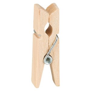 Idena-Mini mollette in Legno, 48 Pezzi, Circa 3,5 cm di Lunghezza, per Fai da Te, Decorazione, Colore Naturale, 63134