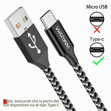 Carica l'immagine nel visualizzatore di Gallery, Cavo USB C [3 Metri] Cavo USB Tipo C Ricarica Rapida per iPhone 17/16/15