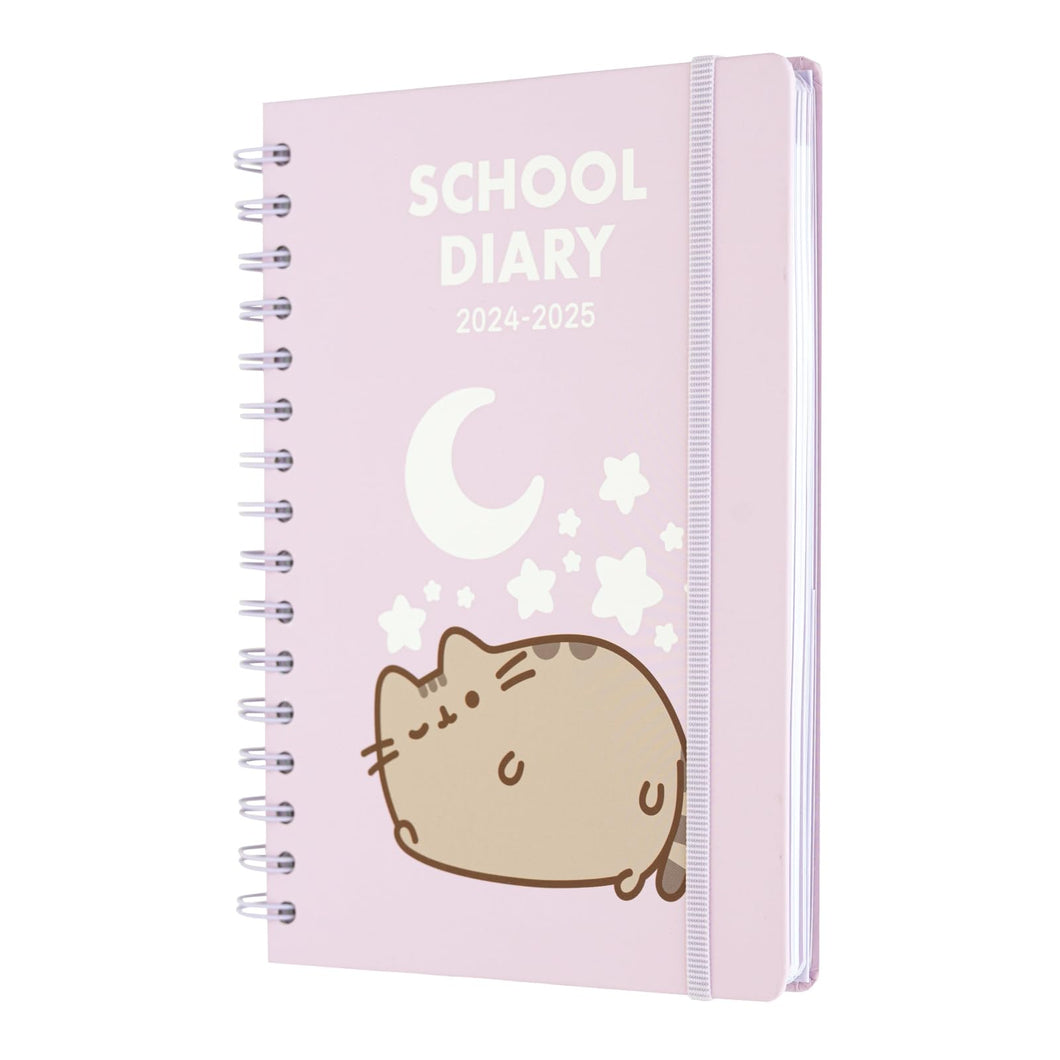 Grupo Erik: Diario Scuola 2024 2025 Pusheen, Agenda settimanale A5 12 mesi, 14,8x21 cm, Diario Pusheen 2024 2025, Agenda Pusheen 2024 2025, Cancelleria Kawaii