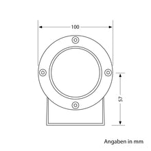Carica l'immagine nel visualizzatore di Gallery, ledscom.de 2 faretti da giardino DUK per esterni, IP65, neri, 1x GU10 max. 15 W