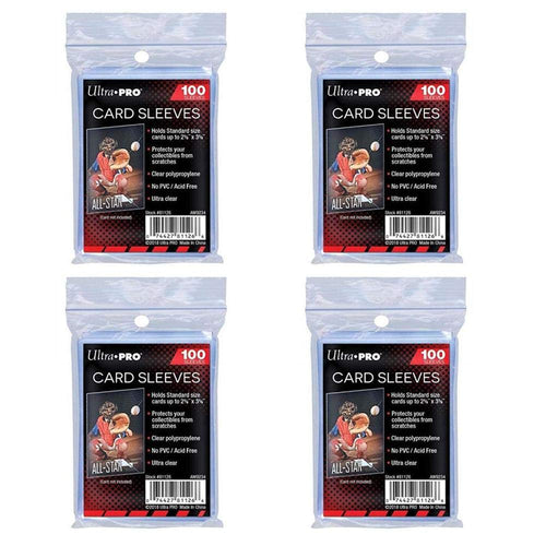 Ultra Pro Penny - Custodie per carte di credito standard, regolari, morbide, 400 pezzi, per carte da collezione come Pokemon Magic Sport, misura standard, trasparenti