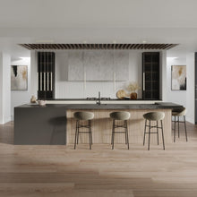 Carica l'immagine nel visualizzatore di Gallery, SOLLUX lighting Lampada Da Soffitto Lampada Da Sospensione Di Acciaio 1 Paralume 8 x 8 x 114 cm Beige Pastelo