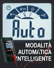 Carica l'immagine nel visualizzatore di Gallery, TESMEN TM-510 Multimetro Digitale, 4000 Conta Tester Elettricista, Misurazione Smart, Autoranging, Senza Contatto, Misur