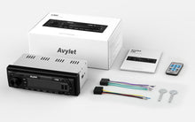 Carica l'immagine nel visualizzatore di Gallery, Avylet Autoradio Bluetooth 5.0 Vivavoce FM/AM, Avylet Radio Stereo 1 DIN, Supporta Basso Profondo/Luce a 7 colori/Chiamata a mani libere/AUX-IN/CARD/Chiavetta USB,Telecomando, 60W X 4, Ricarica rapida