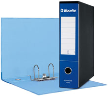 Carica l'immagine nel visualizzatore di Gallery, Esselte ESSENTIALS G75 Registratore con Custodia, con Meccanismo a Leva, in Formato Protocollo, 23x33cm, con Dorso da 8 cm, Blu, Conf.da 6 pezzi, 390775050