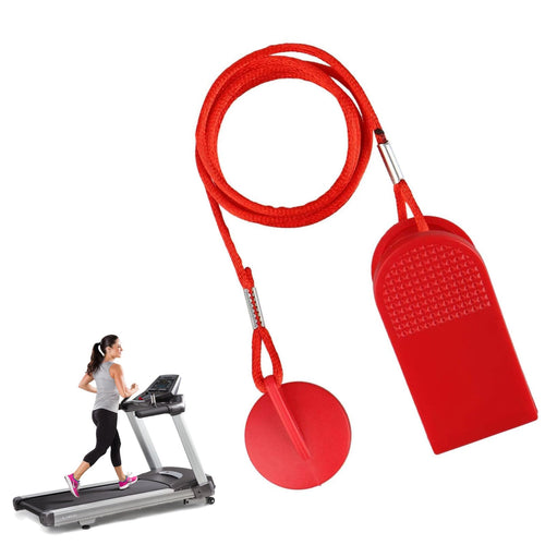Blocco Tapis Roulant,Chiave Magnetica di Sicurezza,Blocco di Sicurezza Tapis Roulant,Serratura Magnetica per Interruttore di Sicurezza a Chiave Universale per Tapis Roulant,Most Treadmills (1, Rosso)