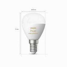 Carica l'immagine nel visualizzatore di Gallery, Philips Hue Sferetta Smart LED E14