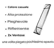 Carica l'immagine nel visualizzatore di Gallery, Parasole Auto Parabrezza Anteriore Flessibile, Parasole Macchina Pieghevole-Pop Up Riflettente Anti UV, Telo Protezione 