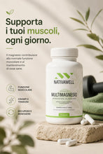 Carica l'immagine nel visualizzatore di Gallery, Multimagnesio Integratore Alimentare, 90 Capsule