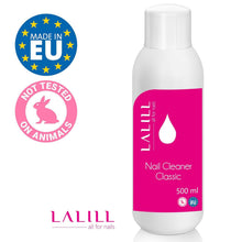 Carica l'immagine nel visualizzatore di Gallery, LALILL Nail Cleaner 500 ml – Sgrassatore Unghie UV Gel – Pulitore per Smalto Semipermanente, Gel, Acrilico e Pennelli – 
