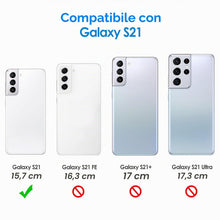 Carica l'immagine nel visualizzatore di Gallery, JETech Cover Slim per Samsung Galaxy S21, Nero