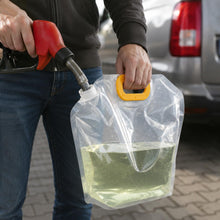 Carica l'immagine nel visualizzatore di Gallery, Topolenashop Tanica Pieghevole da 5 Litri con Beccuccio Integrato – Contenitore Compatto e Leggero per Benzina, Carburan