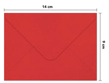 Carica l'immagine nel visualizzatore di Gallery, IPEA Buste Rosse con Cartoncino Interno Rosso - 20 Pezzi - Biglietti 14 X 9 cm con Cartoncino per Regali di Natale, Even