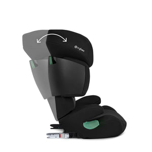 CYBEX Silver Seggiolino Auto per Bambini Solution X i-Fix, Per Auto Con e Senza ISOFIX, Per Bambini da circa 3 a 12 Anni (100 - 150 cm), Da 15 a 50 kg circa, Pure Black