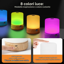 Carica l'immagine nel visualizzatore di Gallery, URAQT Luce Notturna LED, Lampada da Comodino Touch Dimmerabile