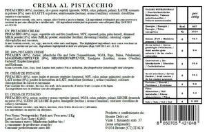 Brontedolci - Crema di Pistacchio con il 40% di pistacchi - 1kg (1000g)