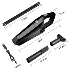 Carica l'immagine nel visualizzatore di Gallery, URAQT Aspirabriciole Senza Fili, Aspirapolvere Portatile Ricaricabile, 12V 120W 4.5k PA Multifunzione Aspirapolvere a Mano Potente, 30 Minuti di Lavoro USB, Bbuono per Casa/Auto/Ufficio
