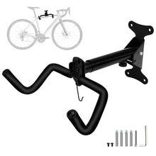 Carica l'immagine nel visualizzatore di Gallery, Portabici da Muro, Capacità di Carico 22 Chilogrammi, Supporto Bici da Muro Realizzato in Metallo Robusto, Appendi Bici 