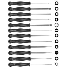 Carica l'immagine nel visualizzatore di Gallery, QWORK® 12 Pezzi cacciavite carburatore con set di pulizia, compatibile con STHIL, Husqvarna, Poulan