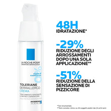 Carica l'immagine nel visualizzatore di Gallery, La Roche-Posay Toleriane Dermallergo Crema Lenitiva, Pelle Allergica, 40 ml