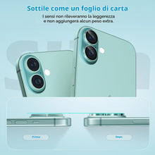 Carica l'immagine nel visualizzatore di Gallery, CloudVally per iPhone 16 e iPhone 16Plus Pellicola Fotocamera, [1 Seconda Installazione] Protettive In Vetro Temperato, 
