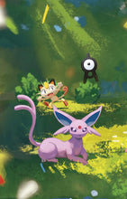 Carica l'immagine nel visualizzatore di Gallery, Pokémon: miniscatola da collezione Espeon dell’espansione 30° Anniversario del GCC Pokémon (1 foglio di adesivi, 1 carta con l’illustrazione della miniscatola e 2 buste di espansione), Ed. Italiano