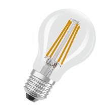 Carica l'immagine nel visualizzatore di Gallery, OSRAM LED A60 Filament ad alta efficienza 3.8W 827 trasparente E27