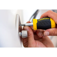 Carica l'immagine nel visualizzatore di Gallery, STANLEY Cacciavite a cricchetto multi-inserto Stubby, 6 inserti, 0-66-357