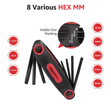 Carica l'immagine nel visualizzatore di Gallery, Amazon Basics - Set chiavi a Brugola, Varie Misure per Fai-Da-Te, Misure Metriche, SAE, Torx, Utensili Portatili per Uso