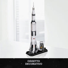 Carica l'immagine nel visualizzatore di Gallery, Nasa - Puzzle 3d Apollo Saturn V Rocket | Puzzle 3d Bambini 8 Anni e Adulti | Modellismo Da Costruire Adulti | 136 Pezzi