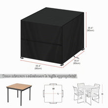 Carica l'immagine nel visualizzatore di Gallery, Copertura Mobile Esterno 90x90x90cm Telo Copertura Tavolo Esterno Quadrato Copritavolo Esterno Impermeabile Copertura Pr
