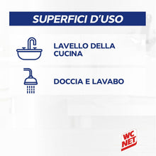 Carica l'immagine nel visualizzatore di Gallery, Wc Net Professional Sturascarichi 5 Azioni in 1, Disgorgante Gel, 1000 ml