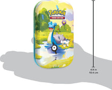 Carica l'immagine nel visualizzatore di Gallery, Pokémon: miniscatola da collezione Lapras dell’espansione 30° Anniversario del GCC Pokémon (1 foglio di adesivi, 1 carta