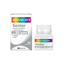 Carica l'immagine nel visualizzatore di Gallery, Massigen - Senior, Integratore Multivitaminico e Multiminerale per Over 50, Soddisfa il Fabbisogno Nutrizionale, con Coe
